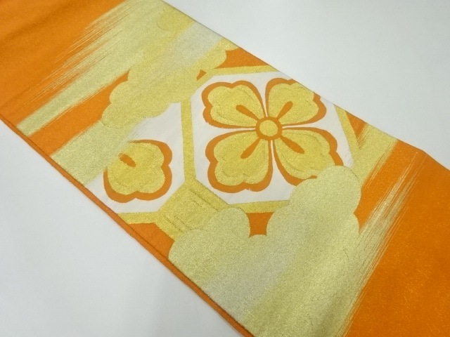JAPANESE FUKURO OBI / TSUZURE / WOVEN EGASUMI PATTERN